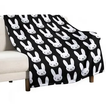 логотип bad bunny oasis tour 2019 2020 Покрывало budiyanto в стиле ретро, одеяла для диванов, Милое Покрывало