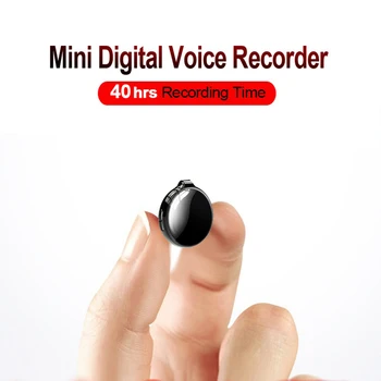 Мини-Диктофон с голосовой активацией, цифровое записывающее устройство, профессиональный диктофон, аудиопроигрыватель, микропрослушивание, маленький плеер