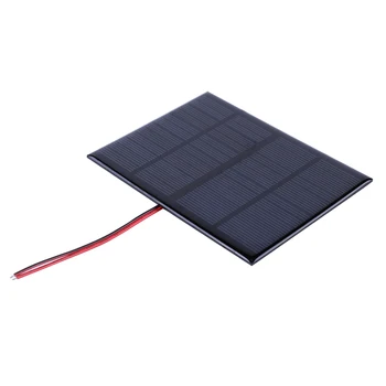 Мини-солнечная панель 3 Вт 12 В, модуль малой ячейки, поликремниевая плата, солнечное зарядное устройство 