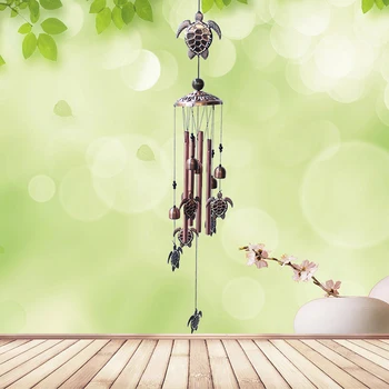 Многотрубные музыкальные духовые колокольчики Наружное Садовое подвесное украшение для окна веранды