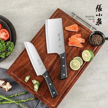 Многофункциональные ножи для нарезки мяса и овощей ZXQ из нержавеющей стали, нож шеф-повара, нож для нарезки кухонных инструментов