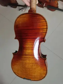 модель скрипки Stradi 4/4 1 ШТ задняя часть из пламенеющего клена, еловый верх, ручная резьба K3102
