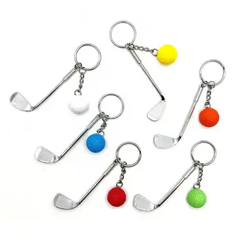 Модный ключ, легкий брелок, мяч для гольфа, раздельный брелок для любителей спорта