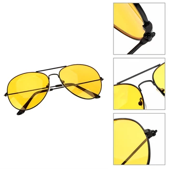 Мотоциклетные очки с антибликовым покрытием, солнцезащитные очки для водителей, очки для вождения с поляризацией, аксессуары для автомобилей ночного видения 4x4 из медного сплава