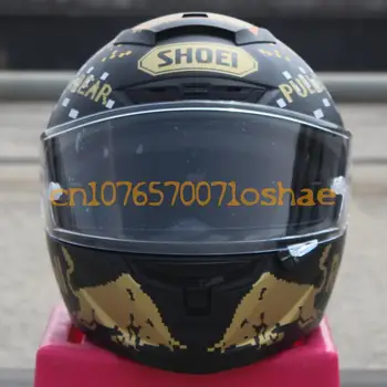 Мотоциклетный полнолицевый шлем SHOEI X-14 Шлем X-SPIRIT III X-Четырнадцать Спортивный гоночный велосипедный шлем Marquez Golden Ant, Capacete