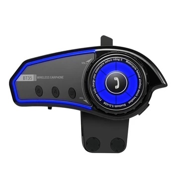 Мотоциклетный шлем Наушники Громкой связи Bluetooth-совместимые музыкальные наушники 5.0 с окружающим освещением Стереонаушники Голосовой ассистент