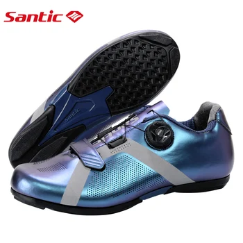Мужская велосипедная обувь Santic, велосипедная обувь без замка, велосипедная обувь, подходящая для велосипеда в помещении, легкая велосипедная спортивная обувь