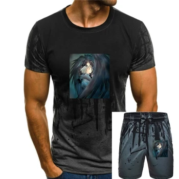 Мужская футболка Howl Moving Castle Летние Новые модные удобные футболки для фитнеса свободного кроя Черные топы S-4XL женские