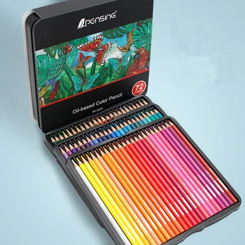 Набор классических цветных карандашей 72шт., профессиональные цветные карандаши для художников, детей и взрослых, раскрашивающих эскизы и рисунки