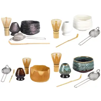 Набор стартовых инструментов ручной работы из 5 предметов для японской чайной церемонии