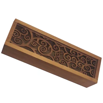 Небольшая деревянная коробка на память, полый деревянный ящик для хранения, декоративная деревянная подарочная коробка