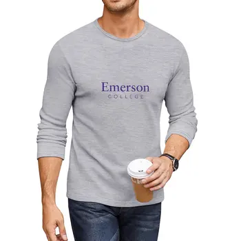 Новая длинная футболка с логотипом колледжа Emerson, пустые футболки, одежда из аниме, милая одежда, мужская тренировочная рубашка