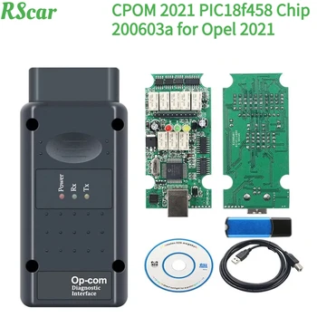 НОВАЯ прошивка OPCOM V1.99 для Opel OPCOM с чипом PIC18f45 OBDII Диагностический инструмент для Opcom OP V1.99 Считыватель кодов CAN-ШИНЫ Opcom