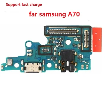 Новинка для Samsung Galaxy A70 A705 A705F USB Micro Зарядное Устройство Порт Зарядки Разъем Док-станции Плата Микрофона Гибкий Кабель