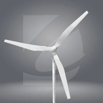 Новое Поступление Бесплатная Энергия 3 Лопасти 4000 Вт 12 В 24 В 48 В 96 В Ветряная Турбина Генератор Ветряная Мельница С Шим Контроллером Низкая Скорость Ветра Старт