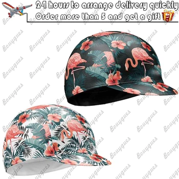 Новые велосипедные кепки Flamingo Для мужчин и женщин, несколько вариантов стиля, головной убор, Дышащая MTB Велосипедная шапка, Спортивная Триатлонная