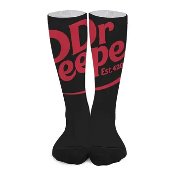 Носки с классической футболкой с логотипом Dr. Peepee, спортивные носки для мужчин в стиле хип-хоп в стиле ретро-футбола
