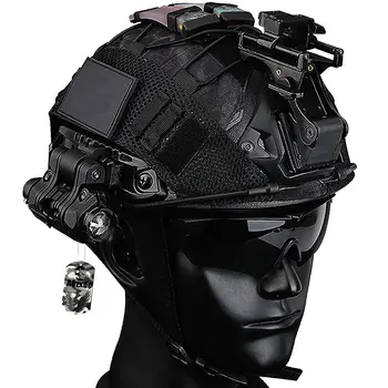 Оборудование для игр на открытом воздухе с защитными очками, балаклавой и чехлом для шлема, а также высококачественная подкладка из пены с эффектом памяти EPP, комплект тактических шлемов