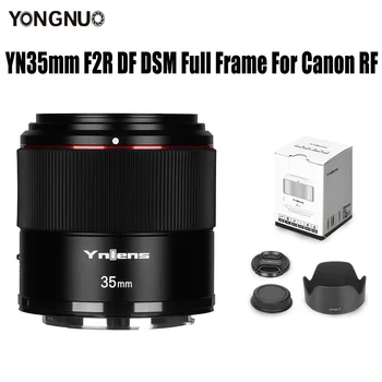 Объектив камеры YONGNUO YN35mm F2R DF DSM Полнокадровый Автофокус RF Крепление для Беззеркальной Камеры Canon EOS R