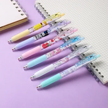 Ограниченная ручка Sanrio от нейтральной ручки с высоким уровнем внешнего вида, Мультяшная, милая, ветряная, сердечная, углеродистая ручка для подписи