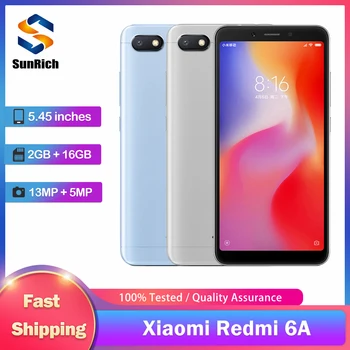 Оригинальный мобильный телефон Xiaomi Redmi 6A 4G С двумя SIM-картами 5,45 
