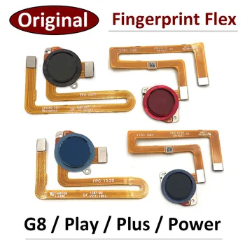 Оригинальный отпечаток пальца для Motorola Moto G8 Power Play Plus ID Кнопка Home Датчик распознавания ключа возврата отпечатков пальцев Гибкий кабель