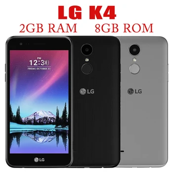 Оригинальный Разблокированный LG K4 M160 8GB ROM 2GB RAM Смартфон 4G LTE Четырехъядерный Задняя Мобильная Камера 5MP 5.0 