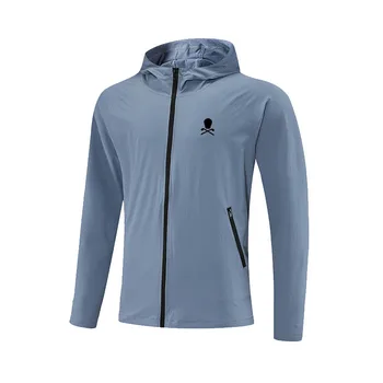 Осенняя куртка для гольфа Мужская дышащая одежда Повседневная спортивная куртка для гольфа Модная весенняя ветрозащитная мужская куртка для гольфа