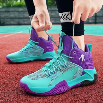 Осенняя мужская спортивная обувь 2023, Новая дышащая мужская спортивная обувь для баскетбола, Уличные Противоскользящие тренировочные спортивные кроссовки для бега