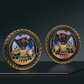 Основная ценность военно-воздушных сил армии США 1775 г. Военная пустотелая монета Challenge Бронзовая коллекция США