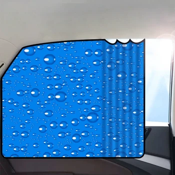 Переднее и заднее боковые стекла автомобиля Предотвращают ультрафиолетовое излучение Солнцезащитный козырек Сетка для защиты от солнца Авто Снаружи Солнцезащитный козырек для защиты ребенка