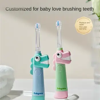 Перезаряжаемая Зубная щетка Водонепроницаемая Автоматическая Зубная щетка Детская Зубная щетка для чистки молочных зубов Инструмент для чистки полости рта детей