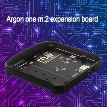 Плата расширения Argon ONE Case M.2, подключенный SSD-накопитель, адаптер USB 3.0 SATA, разъем для наушников для Raspberry Pi 4B