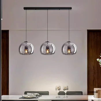 Подвесной светильник для столовой в скандинавском стиле, освещение в помещении, потолочный светильник, подвесная люстра, светильники для гостиной