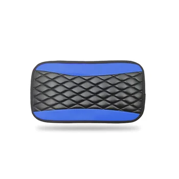 Подушка для центральной консоли автомобиля, универсальная водонепроницаемая защита подлокотника от царапин - синий