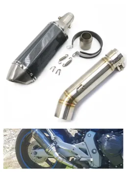 Подходит для мотоцикла Honda CB600 Выхлопная труба Глушителя Отводная Соединительная труба Скользит В Средний Маленький Шестиугольный Набор