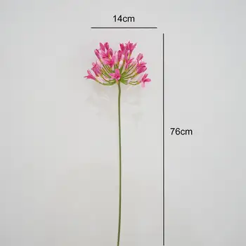 Полезный искусственный цветок агапантус, долговечный Изысканный легкий искусственный цветок для гостиной