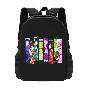 Популярная школьная сумка для персонажей, Рюкзак большой емкости, серия ноутбуков, Манга Кайки, Японский аниме-комикс Синобу Сендзегахара