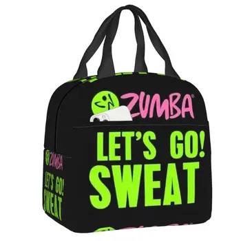 Портативные ланч-боксы для женщин Zumba Fitness, многофункциональный термоохладитель для танцовщиц, сумка для ланча с пищевой изоляцией для детей и студентов