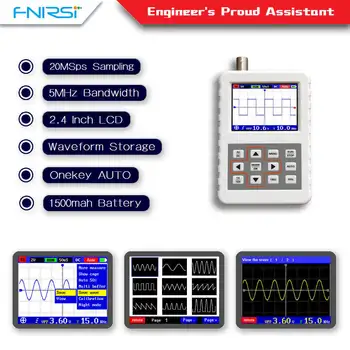 Портативный цифровой осциллограф DSO FNIRSI PRO Handheld mini с пропускной способностью 5 М и частотой дискретизации 20 Мс/с