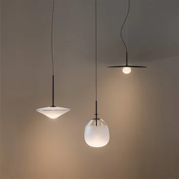 Постмодернистский подвесной светильник для гостиной, спальни, светодиодные лампы, люстра для ресторана Nordic, Креативный выставочный зал, кофейня