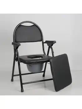 Прикроватный стул-комод Сверхмощный стул-туалет Каркас безопасности унитаза Медицинский комод Может использоваться в качестве кресла для душа