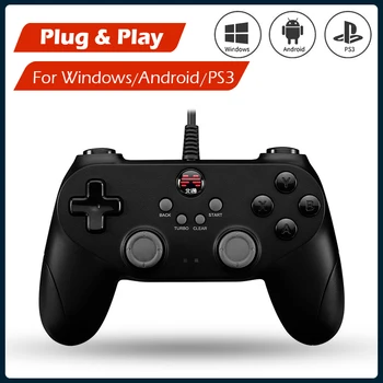 Проводной игровой контроллер для игрового контроллера Android / ПК / PS3 / TV box и для игры на смартфоне