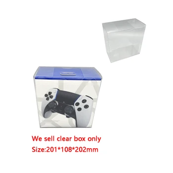 Прозрачный чехол из ПЭТ-пластика для игрового контроллера PS5 DualSense Edge elite, красочная коробка для хранения, коллекционный чехол для дисплея