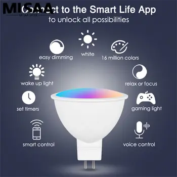 Простая настройка, управление приложением, интеллектуальное освещение, освещение для умного дома, передовые технологии, энергоэффективная светодиодная лампа Mr16