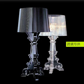 Простая призрачная лампа, трехконтурная лампа для кабинета, акриловая проектная лампа, лампа для украшения прикроватной тумбочки в спальне