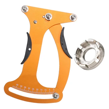 Профессиональный индикатор для ремонта колес, Ручной измеритель натяжения спиц, инструмент для измерения регулировки дорожного велосипеда из алюминиевого сплава