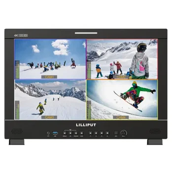 Профессиональный студийный монитор Lilliput Q18 с 17,3-дюймовым сигналом 12G-SDI/4KH DMI 3840X2160 качество трансляции 3D-LUT 400 нит