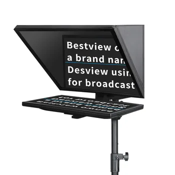 Профессиональный телесуфлер Desview 15 дюймов для студийных и прямых трансляций вебкастеров и ютуберов