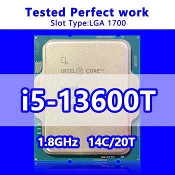 Процессор Core i5-13600T 14C/20T 24M Cache 1.80GHz CPU SRMBL LGA1700 Для Настольных Материнских плат Серии 600/700 с чипсетами